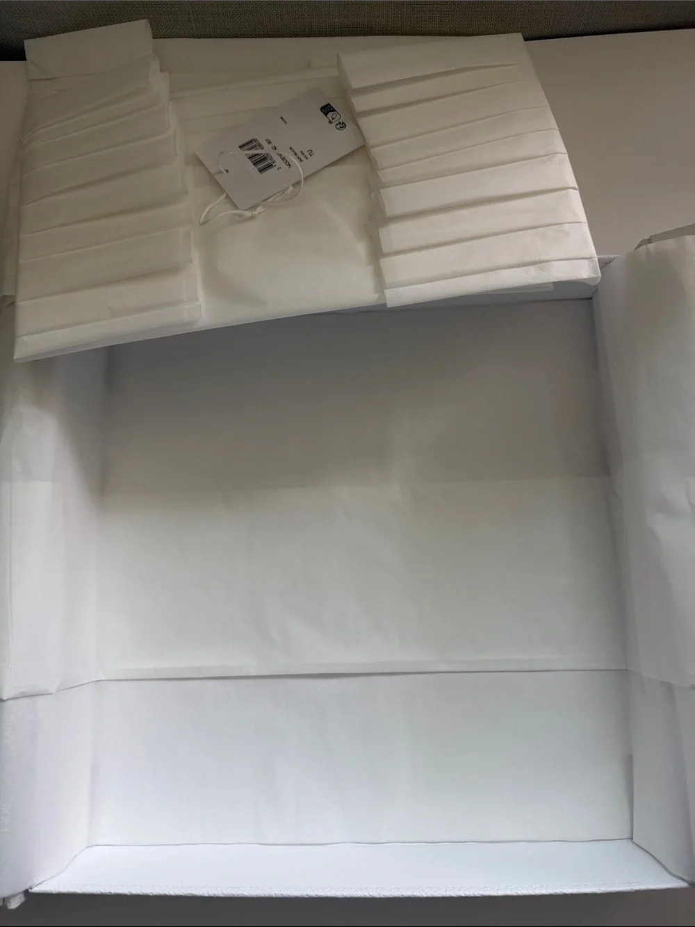 A Large Textured Christian Dior Gold Logo Gift Box With Ribbon Side Closure